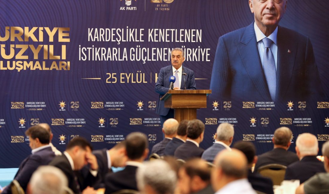 AK Parti Genel Başkan Yardımcısı Hayati Yazıcı, “Terörsüz Türkiye” ve