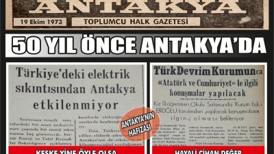 19 Ekim 1973 tarihli Antakya Toplumcu Halk Gazetesi, Türkiye’deki elektrik