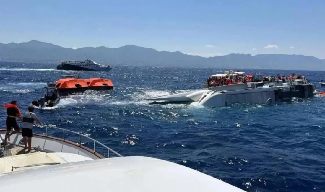 Kuzey Kıbrıs Türk Cumhuriyeti'nin (KKTC) Girne açıklarında 30 Ağustos'ta batan