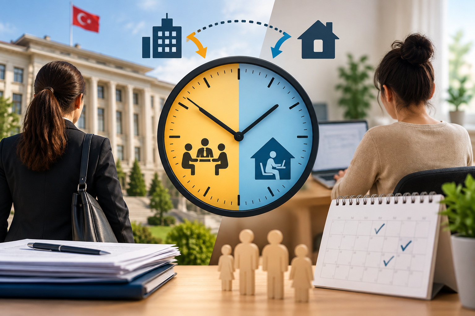 Memurlar için esnek çalışma modeli yeniden gündeme gelse de 5