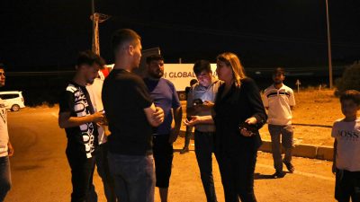 CHP Hatay Milletvekili Nermin Yıldırım Kara, Cilvegözü Sınır Kapısı’nda tır