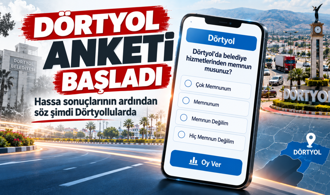 Antakya Gazetesi’nin ilçe belediyelerinin hizmetlerini vatandaşların değerlendirmesine sunduğu anket çalışması