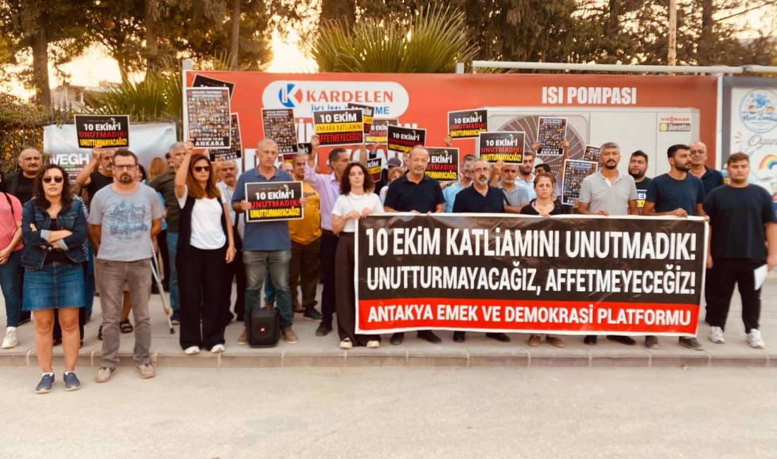 10 Ekim Ankara Garı Katliamı’nın 11. yıl dönümünde SES Hatay