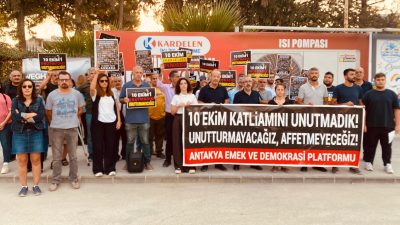 10 Ekim Ankara Garı Katliamı’nın 11. yıl dönümünde SES Hatay