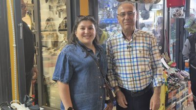 Antakya Belediye Başkanı İbrahim Naci Yapar, Uzun Çarşı esnafını ziyaret