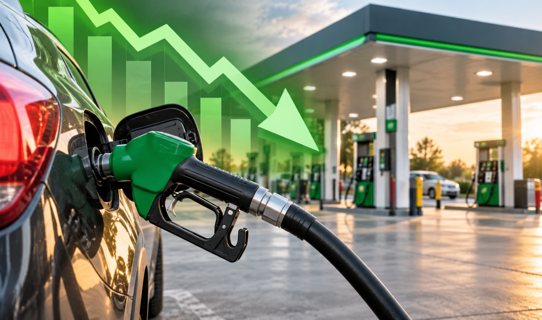 Brent petrol fiyatlarının 104 dolara gerilemesinin ardından benzinin litre fiyatına
