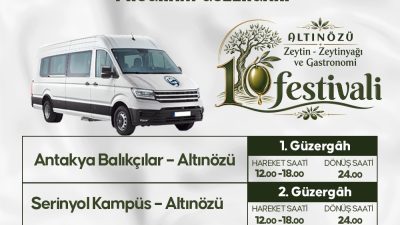 Hatay Büyükşehir Belediyesi, 17-18 Ekim tarihlerinde düzenlenecek Altınözü Zeytin, Zeytinyağı