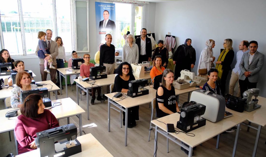Defne Belediyesi, Almanya’nın Aalen Belediyesi ve hayırseverlerin desteğiyle hayata geçirilen