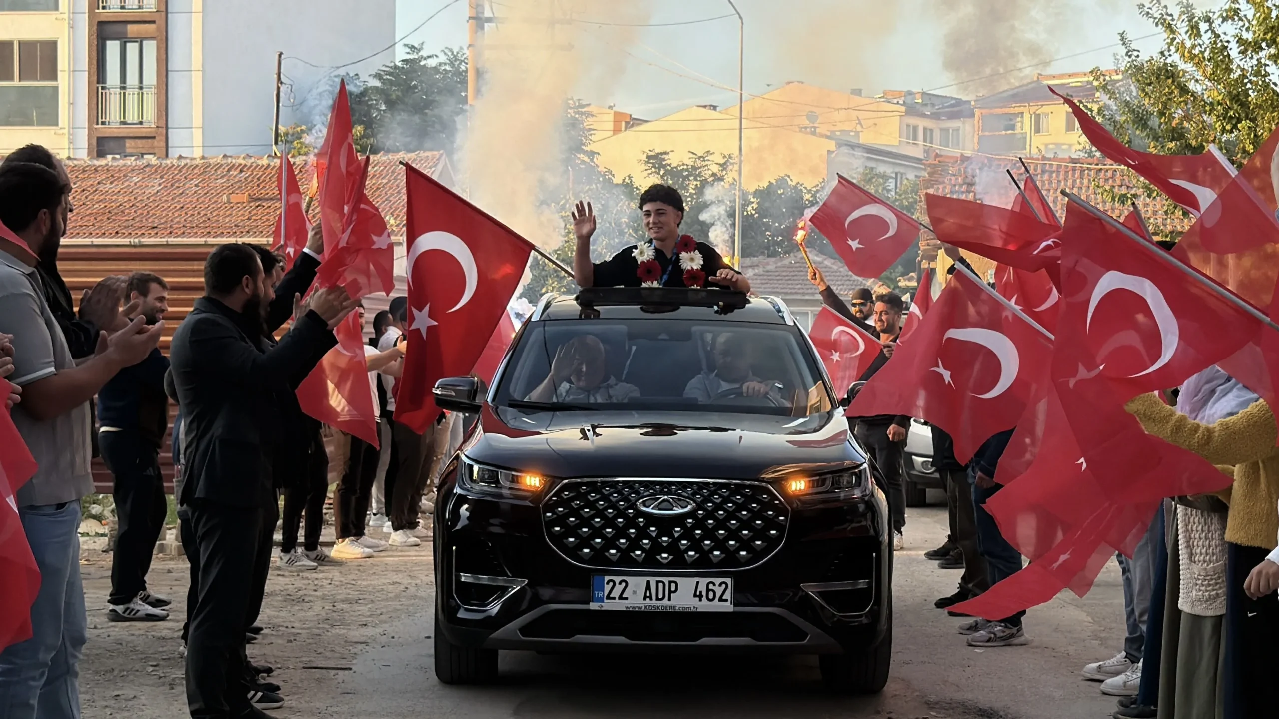 15 yaşındaki milli güreşçi Ahmet Çiftçi, Hırvatistan’da düzenlenen Yıldızlar Balkan