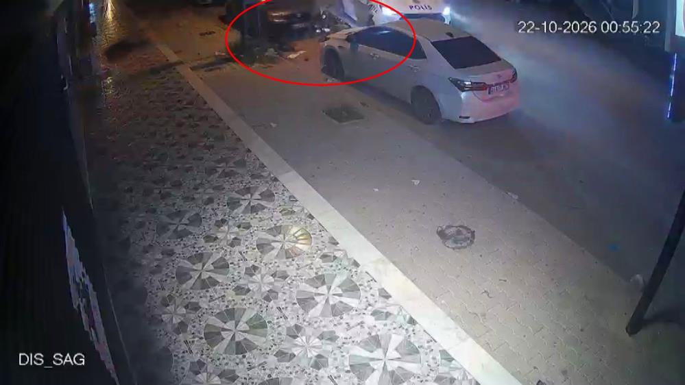 Hatay’ın Reyhanlı ilçesinde çalıntı motosikletle polisten kaçan 2 kişi, kovalamaca