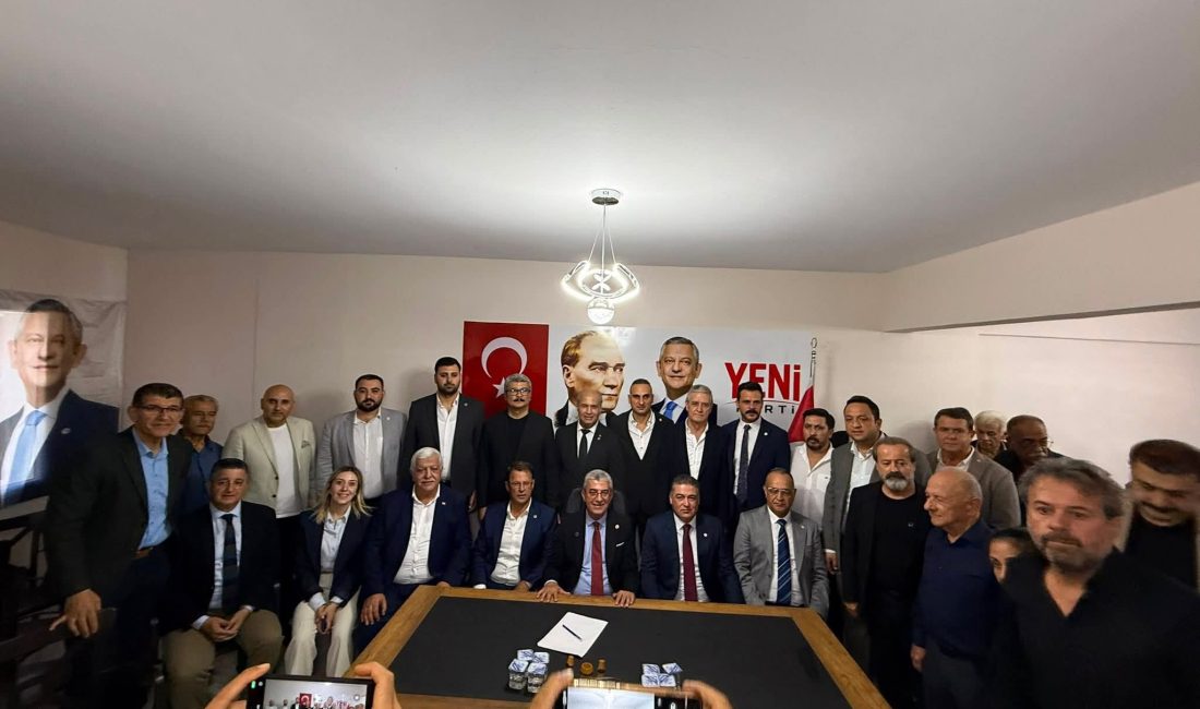 Yeni Parti’nin Samandağ İlçe Başkanlığı binası, Grup Başkanvekili Gökhan Günaydın’ın