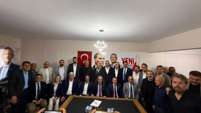 Yeni Parti’nin Samandağ İlçe Başkanlığı binası, Grup Başkanvekili Gökhan Günaydın’ın