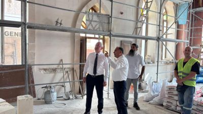 İskenderun Kaymakamı Muhammet Önder, Hatay Vakıflar Bölge Müdürü Adem Bozkurt