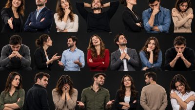 İnsanların nasıl durduğu, oturduğu ve hareket ettiği; söyledikleri kelimelerin ötesinde,