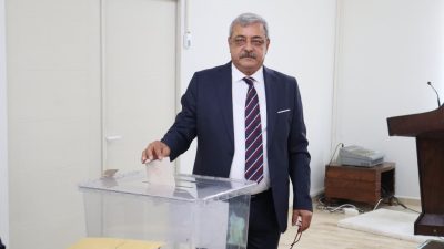 Antakya Ticaret Borsası genel kurulunda mevcut başkan Ali Celal Mursaloğlu