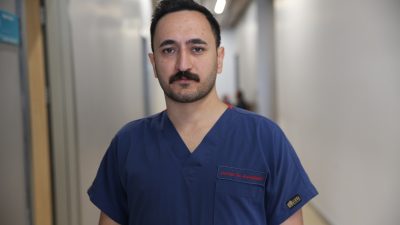 Hatay Eğitim ve Araştırma Hastanesinde görev yapan 25 yaşındaki anestezi