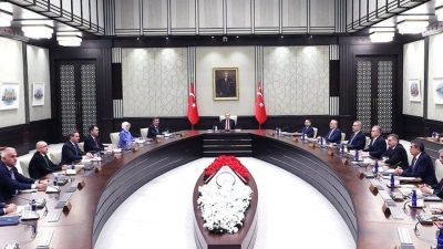 Cumhurbaşkanlığı Kabinesi, Cumhurbaşkanı Recep Tayyip Erdoğan başkanlığında bugün, 12 Ekim