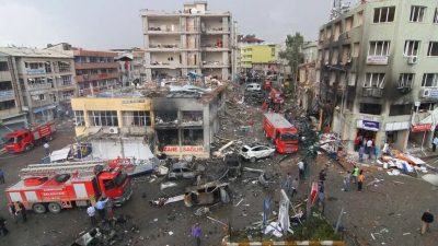 Suriye haber ajansı SANA, 2013 yılında Hatay’ın Reyhanlı ilçesinde 53