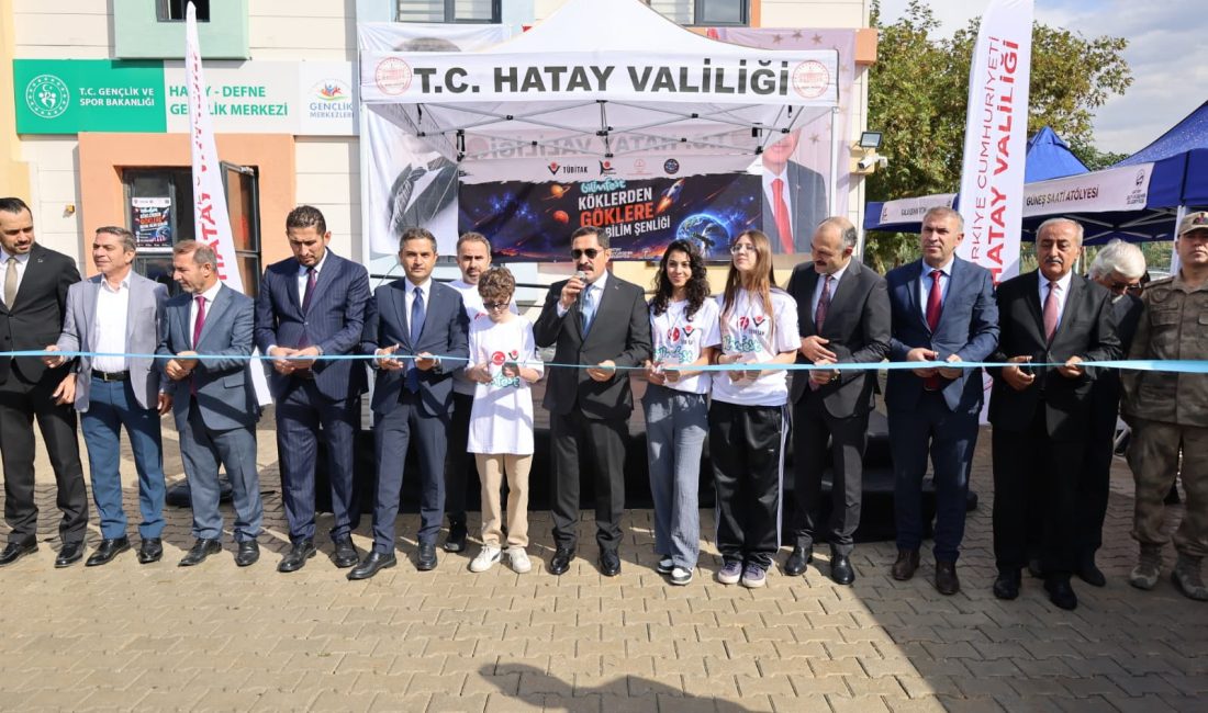 Hatay’ın Defne ilçesinde TÜBİTAK 4007 kapsamında düzenlenen “Köklerden Göklere Defne