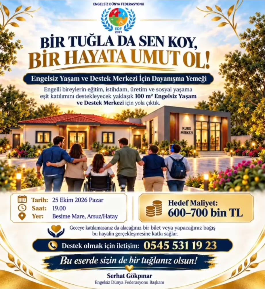 Engelsiz Dünya Federasyonu, engelli bireylerin eğitim, istihdam ve sosyal hayata