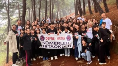 Cumhuriyet’in 103. yıl dönümü dolayısıyla düzenlenen Geleneksel Cumhuriyet Doğa Yürüyüşü,