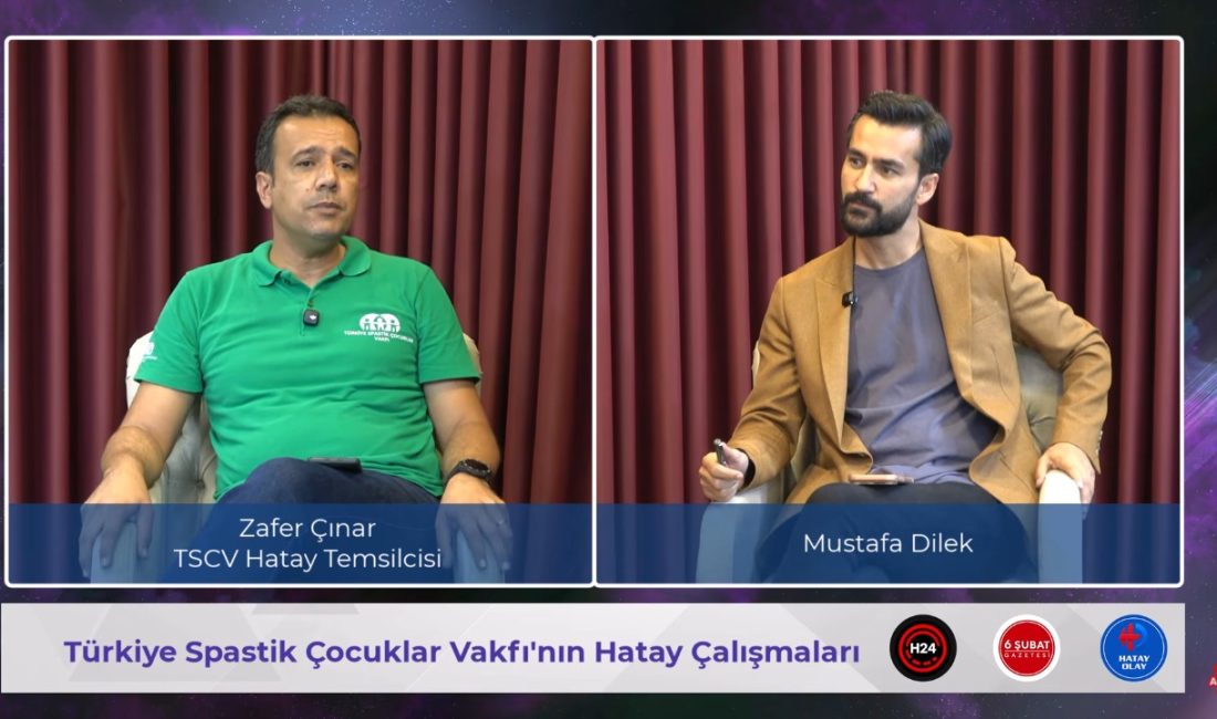 Türkiye Spastik Çocukları Vakfı Hatay İl Temsilcisi Zafer Çınar, deprem