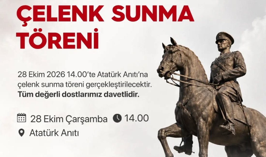 YENİ PARTİ Hatay İl Başkanlığı, Hatay Valiliği’nin resmi töreninden ayrı