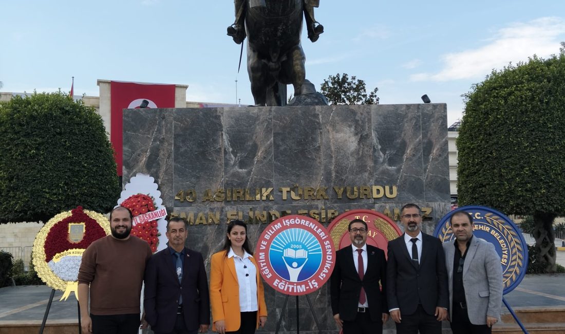Eğitim-İş Hatay 1 Nolu Şube, Cumhuriyetin ilanının 103. yıl dönümü