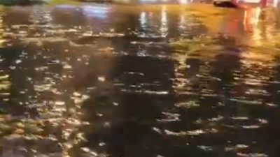 Hatay’ın İskenderun ilçesinde 28 Ekim Çarşamba gecesi etkili olan sağanak