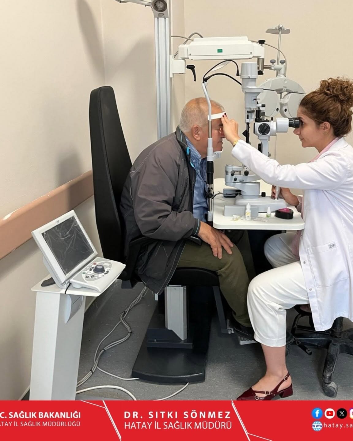 Samandağ Devlet Hastanesinde göreve başlayan Göz Hastalıkları Uzmanı Opr. Dr.