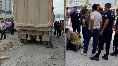 Hatay’ın Antakya ilçesinde, iş çıkışı motosikletiyle seyir halindeyken hafriyat kamyonunun