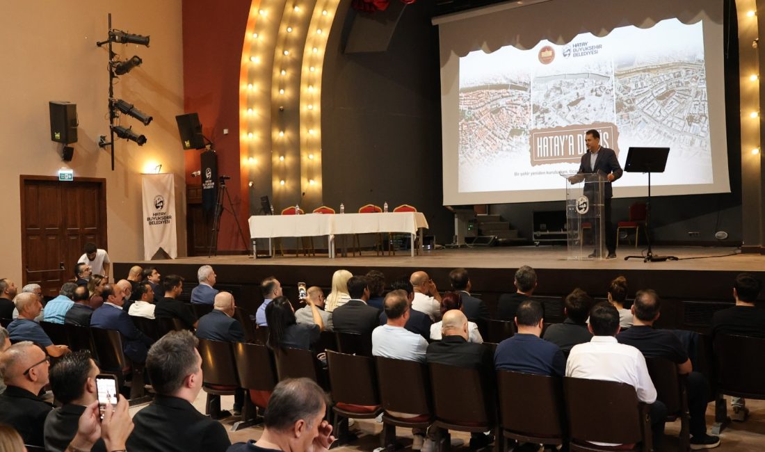 Hatay Valiliği ve HBB’nin Atatürk Caddesi için düzenlediği üçüncü istişare
