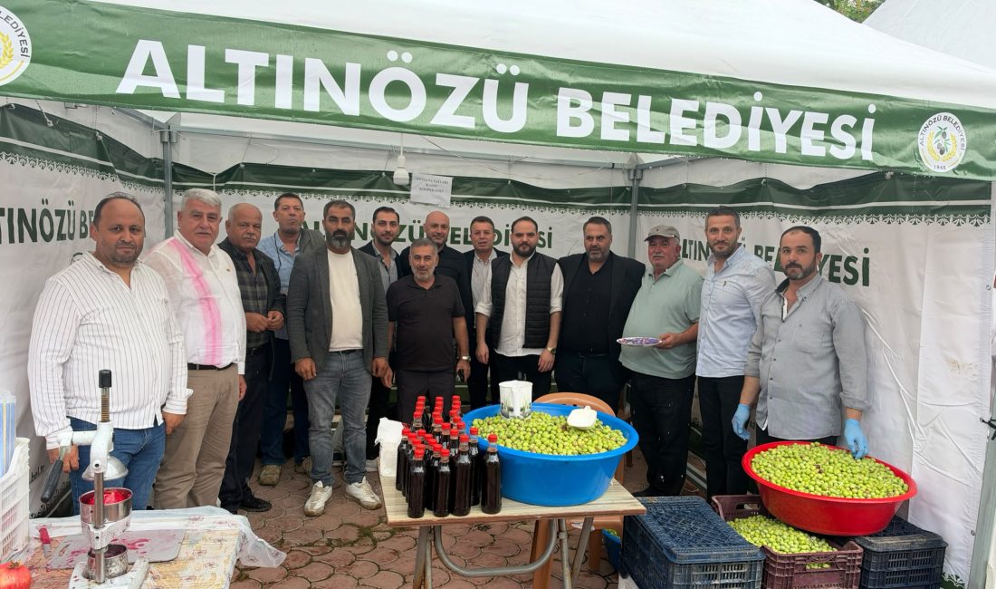Hatay’da zeytinyağı üreticileri ve tüccarları, Vali Mustafa Masatlı ve Altınözü