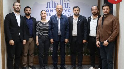 Hatay İnşaat Mühendisleri Odası yönetimi, Antakya Belediye Başkanı İbrahim Naci