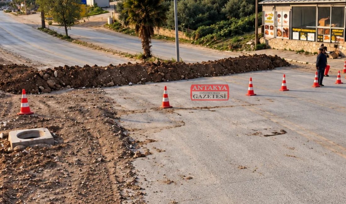 Antakya’nın Ekinci Mahallesi’nde rezerv yapı alanında çalışmalarını sürdüren inşaat firmaları
