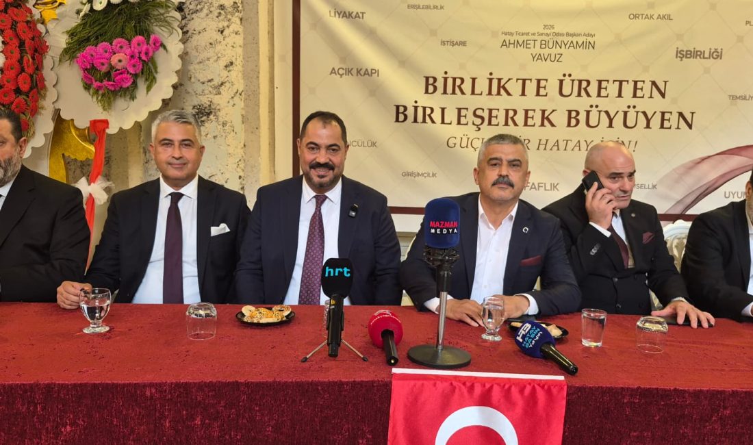 HATSO seçimleri öncesinde Gökhan Alkan ve Mehmet Alakuş, Ahmet Bünyamin
