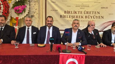 HATSO seçimleri öncesinde Gökhan Alkan ve Mehmet Alakuş, Ahmet Bünyamin