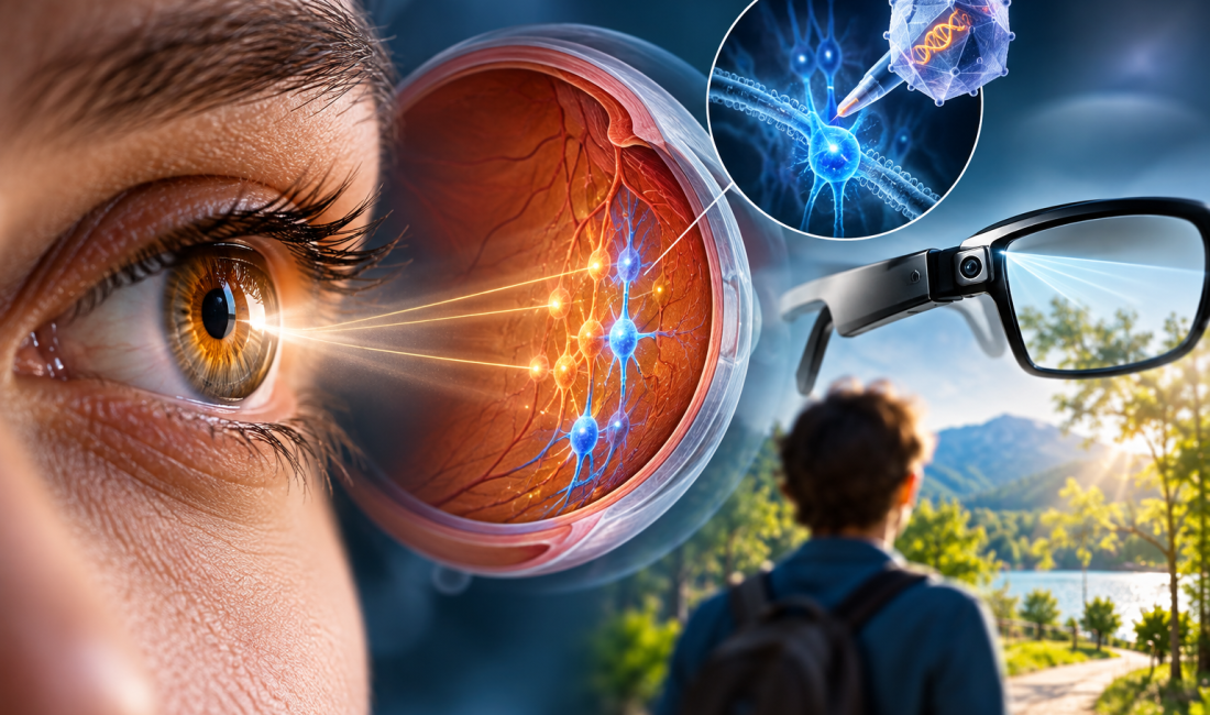 Kalıtsal retina hastalığı nedeniyle görme kaybı yaşayan 10 hasta üzerinde