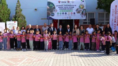 Hatay’ın Arsuz ilçesinde, çocukların çevre bilincini geliştirmek ve erken yaşta
