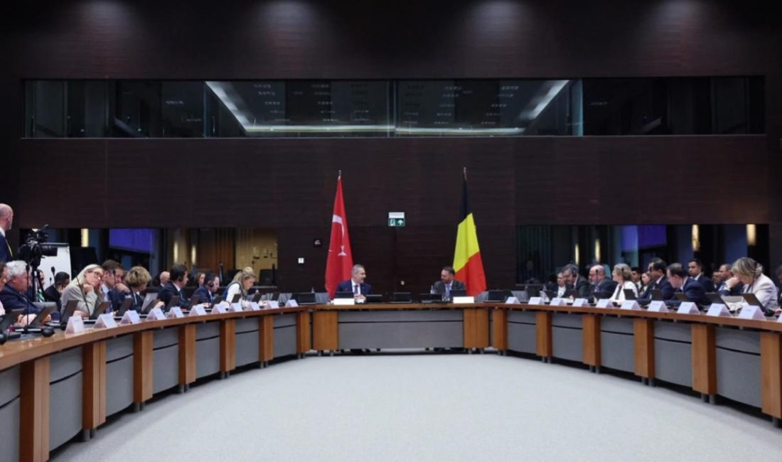 Türkiye ile Belçika arasında 10 yıl aradan sonra gerçekleştirilen bakanlar