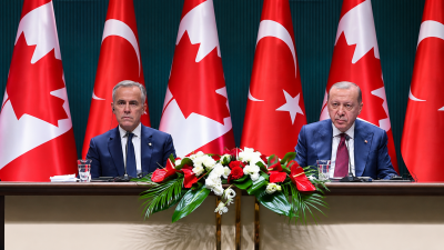 Erdoğan ve Carney’den ticaret, savunma ve enerji alanlarında iş birliği