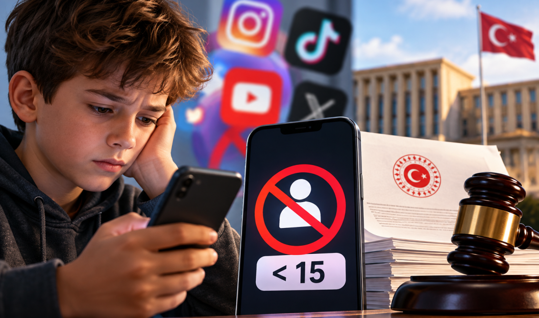 Türkiye’de 15 yaş altına sosyal medya yasağı yasalaşırken, kısıtlamanın fiilen