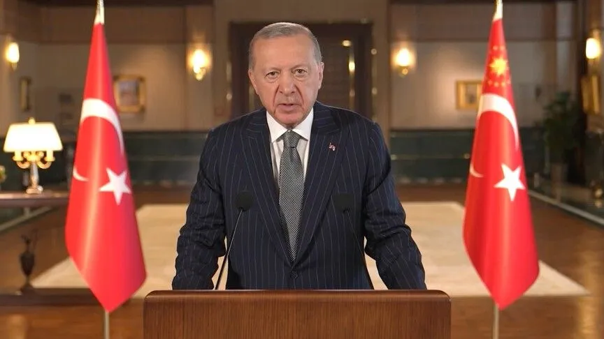 Cumhurbaşkanı Recep Tayyip Erdoğan, Cumhuriyet Bayramı dolayısıyla yayımladığı video mesajda,