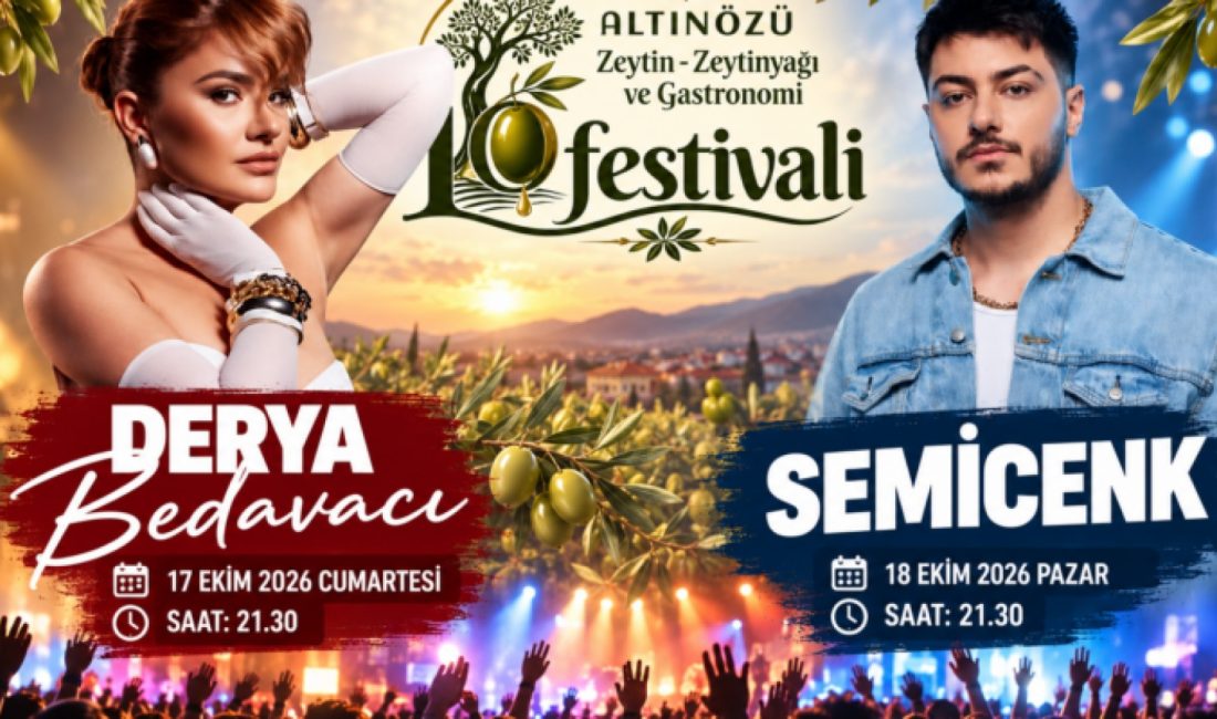 Hatay’ın Altınözü ilçesinde 17-18 Ekim tarihlerinde düzenlenecek 10. Zeytin, Zeytinyağı