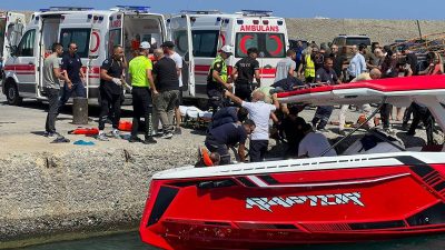 Girne açıklarında meydana gelen Filo Jet faciasının ardından sürdürülen arama