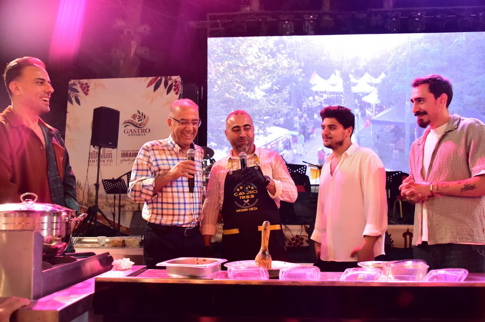 Gastro Antakya Festivali, Antakya Belediye Başkanı İbrahim Naci Yapar ve
