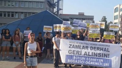 Boğaziçi Üniversitesi’nde üç öğün yemeğin günlük maliyeti 240 TL’ye, aylık