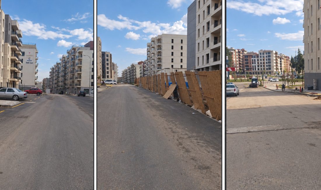 Defne’nin Armutlu Mahallesi’nde Gündüz Caddesi’nin çift yönlü trafiğe açılmasıyla ulaşım