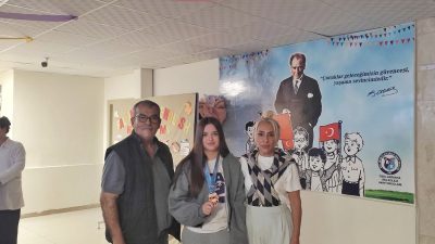 Antakya Ata Koleji öğrencisi Ada Aydınlıoğlu, karatede Türkiye üçüncülüğü elde