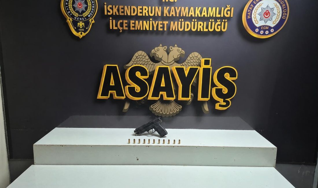 Hatay’ın İskenderun ilçesi Çay Mahallesi’nde bir kişinin silahla yaralanmasına ilişkin